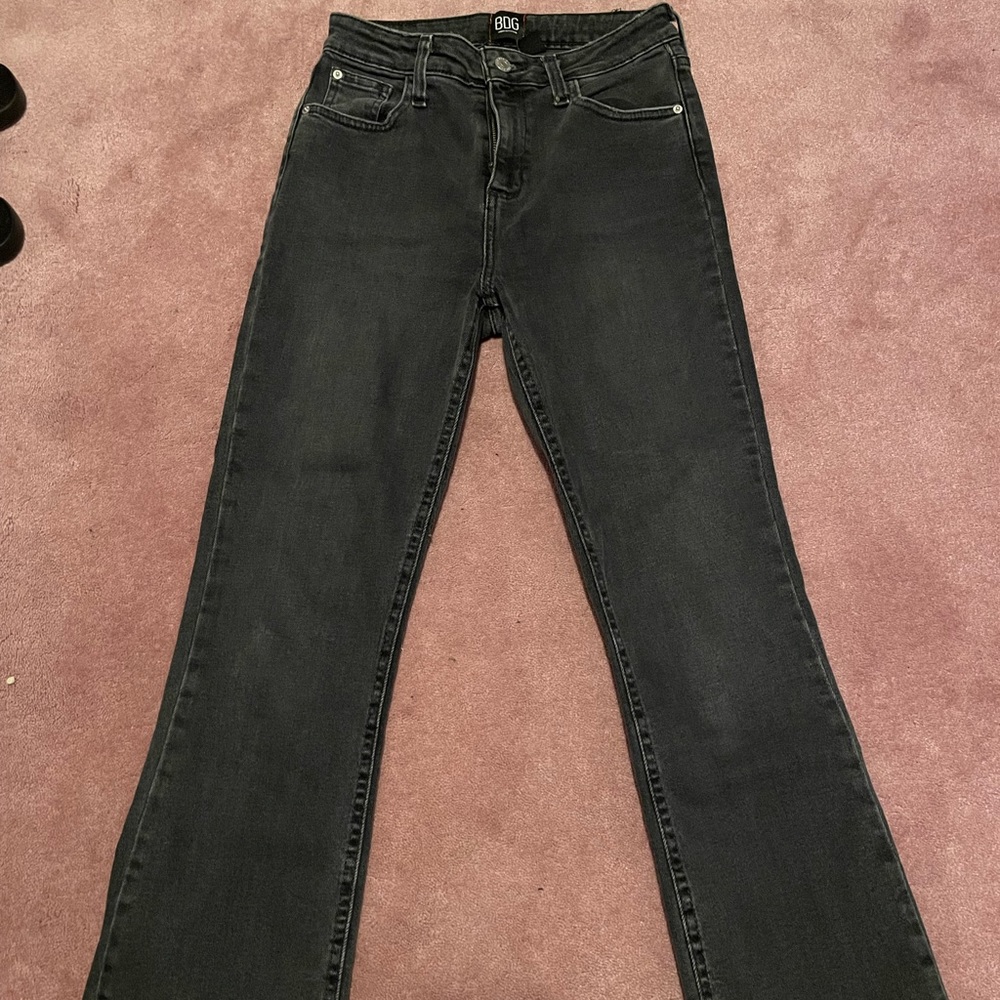 BDG Kick Flare High Rise Cropped Jeans